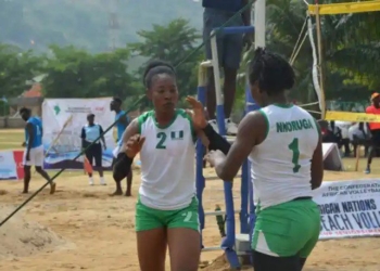 Nigeria Beach Volleyball Team Beat Lesotho, Eye Olympic Qualification