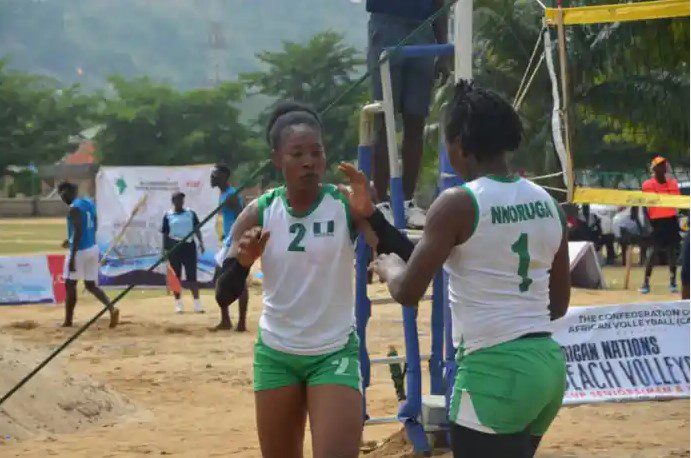 Nigeria Beach Volleyball Team Beat Lesotho, Eye Olympic Qualification