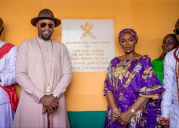 Olu Of Warri, Olori Commission Refurbished School In Delta Community