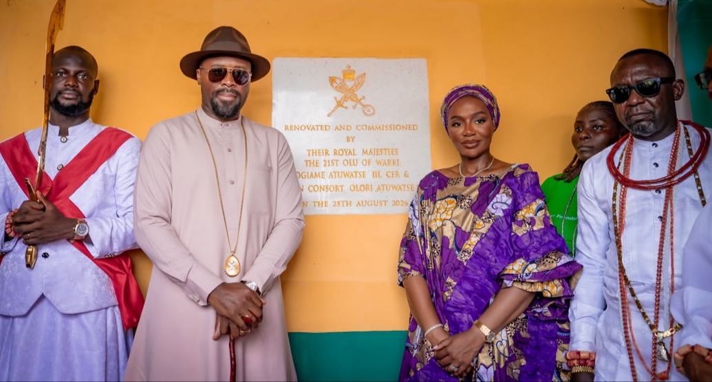Olu Of Warri, Olori Commission Refurbished School In Delta Community