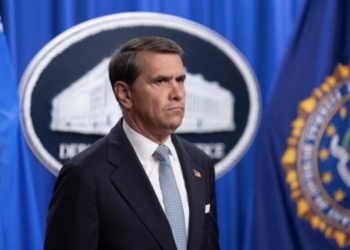 Todd Blanche, pictured during a news conference at the Department of Justice in Washington, DC, on August 5. (Aaron Schwartz/Bloomberg/Getty Images)