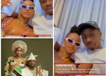 Juma Jux’s Ex Huddah Monroe Shares Throwback Kiss, Throws Shade At Priscilla