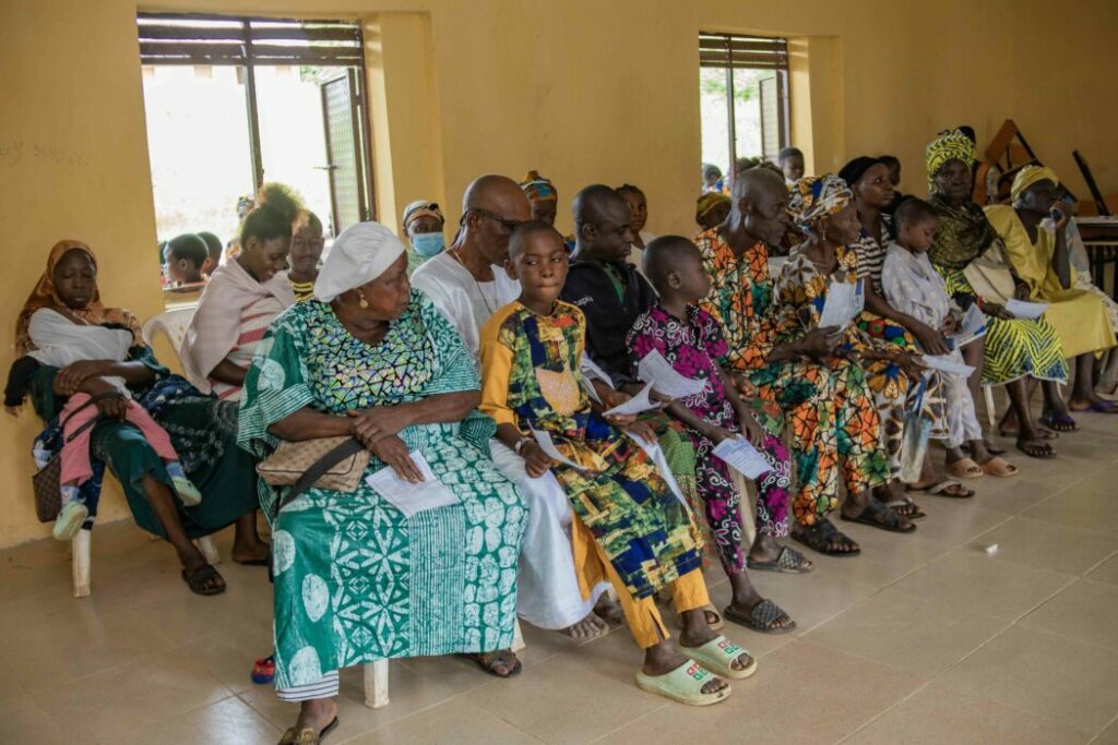 Residents of host communities at SROL Annual medical outreach