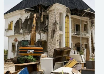 Flooding: Demolition Begins In Maitama As Wike Moves Against Waterway Obstructions