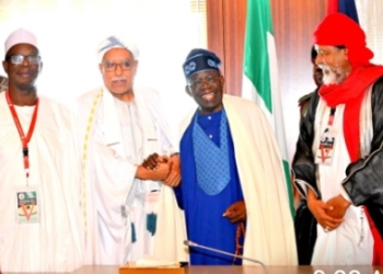 Tijaniyya Supreme Leader Meets Tinubu, Seeks Stronger Nigeria-Algeria Ties