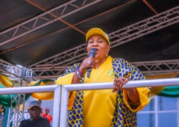 Osun 2026: Adeleke’s Wife Leads Protest Against Violence