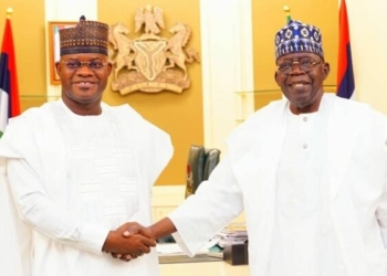 Yahaya Bello Backs Tinubu For 2nd Term