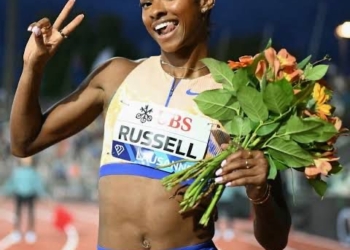 Masai Russell Shatters Tobi Amusan’s World Record In Zurich