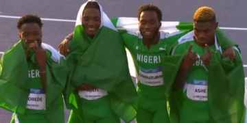 Team Nigeria Clinches Commonwealth 4x100m Relay Silver To Take Glasgow Medal Haul To 22