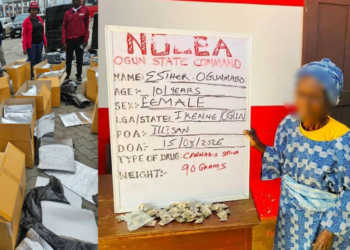 NDLEA Arrests 101-Year-Old Great-Grandma, Intercepts Cocaine In Fufu