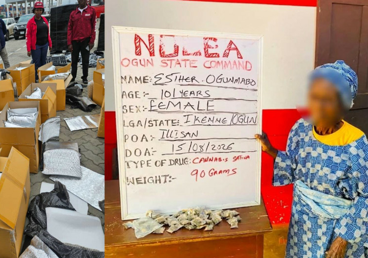 NDLEA Arrests 101-Year-Old Great-Grandma, Intercepts Cocaine In Fufu 1 ndlea ogun