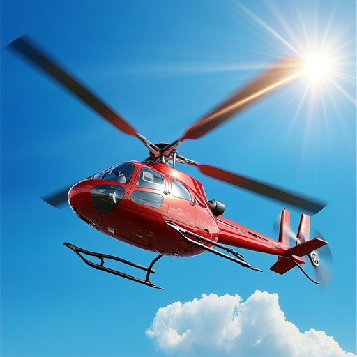 Global Airline Operators Struggle For Jet Fuel As Hormuz Closure Causes Severe Shortages 1 red helicopter flying stockcake