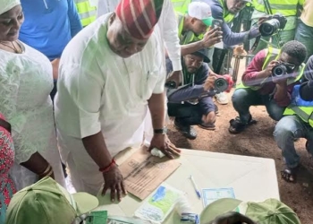 Osun Election 2026: Adeleke Arrives At Polling Unit To Cast Vote