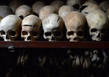 Over 800,000 ethnic Tutsis and moderate ethnic Hutus ⁠were killed in the 1994 genocide [FILE: April 4, 2014]Image: SIMON MAINA/AFP
