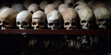 Over 800,000 ethnic Tutsis and moderate ethnic Hutus ⁠were killed in the 1994 genocide [FILE: April 4, 2014]Image: SIMON MAINA/AFP