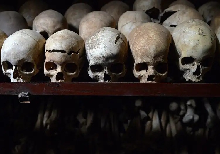 Over 800,000 ethnic Tutsis and moderate ethnic Hutus ⁠were killed in the 1994 genocide [FILE: April 4, 2014]Image: SIMON MAINA/AFP