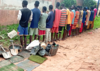 NSCDC Arrests 19 Suspected Illegal Miners In Edo