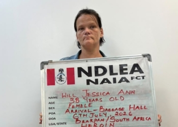 South African Woman Jailed 25 Years For Importing Heroin Into Nigeria