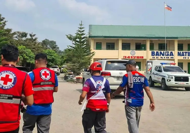 3 Killed, Several Students Wounded In Philippines School Shooting 1 The shooting took place at Banga National High School in South Cotabato province on the southern island of MindanaoImage: Philippine Red Cross/Handout/REUTERS