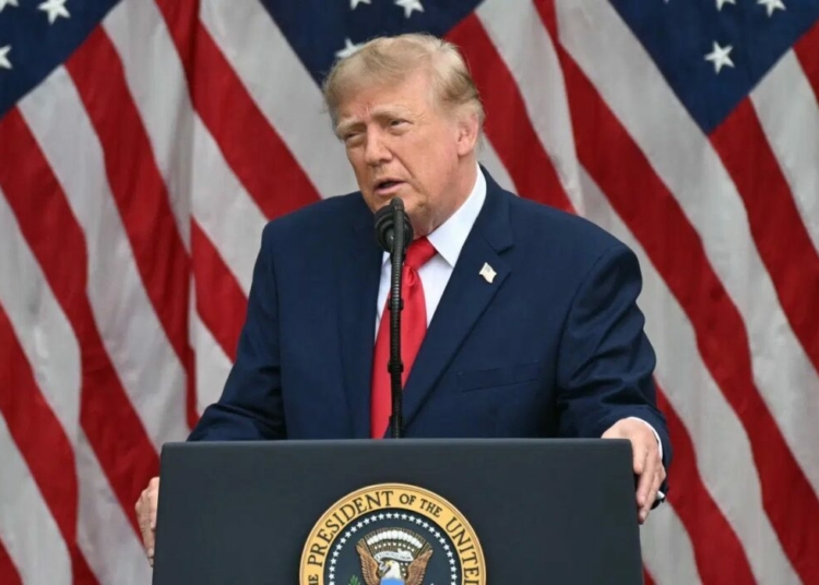 President Of The United States Of America, Donald Trump. Photo by SAUL LOEB / AFP.