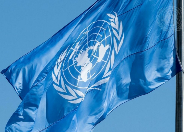 UN Broadens Support To Nigeria’s Methane Emissions Reduction Programme 1 A view of the United Nations flag outside the General Assembly Hall during the fourth day of the general debate of the General Assembly's seventy-sixth session.