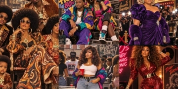 ‎Iyabo Ojo, Mercy Aigbe, Ini Edo Look Glamorous As They Join The 80s Trend