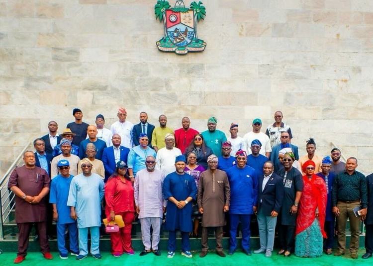 Eko 2026 Games Will Deepen Lagos’ Sports Leadership, Says Sanwo-Olu 1 Governor Sanwo Olu with the 44 chairmen of sports associations in Lagos after the meeting