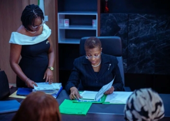 NBA President Oyinkansola Badejo-Okusanya first day in office…Photo Credit: Facebook/ Oyinkansola Badejo-Okusanya