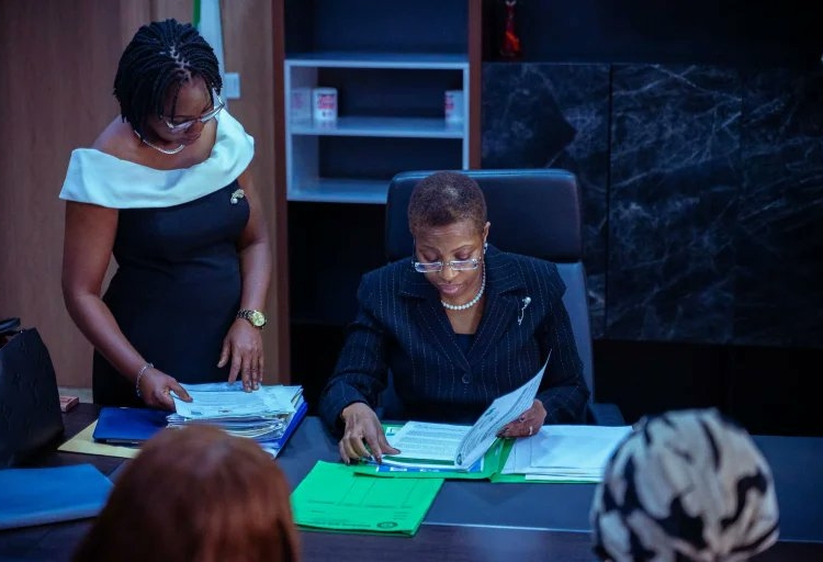 NBA President Oyinkansola Badejo-Okusanya first day in office…Photo Credit: Facebook/ Oyinkansola Badejo-Okusanya