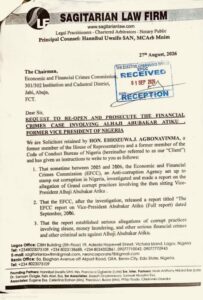 Law Firm Petitions EFCC To Persecute Atiku Over 2006 Corruption Report 2 IMG 20260904 WA0094
