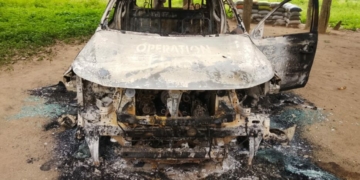 Suspected Bandits Attack Operation Burse Base, Burn Operational Vehicle