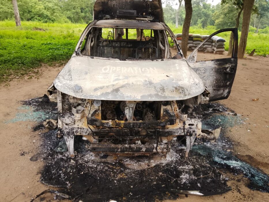 Suspected Bandits Attack Operation Burse Base, Burn Operational Vehicle