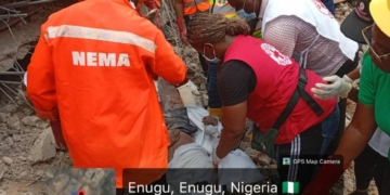 NEMA Responds To Enugu Building Collapse, Excavation Work Ongoing