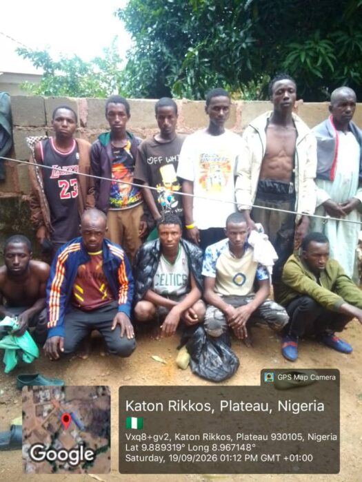 Troops Arrest 11 Suspects, Rescue 2 Victims In Plateau Image