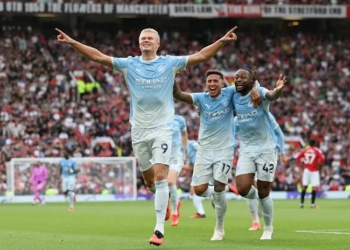Haaland Downs 10-Man United As City Maintain Perfect Start In Manchester Derby