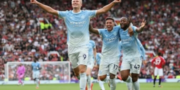 Haaland Downs 10-Man United As City Maintain Perfect Start In Manchester Derby