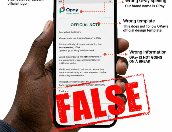 OPay Denies September 1 Shutdown Rumour 1 Opay