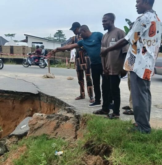 Floods: Strategic Road Collapses, Communities Cut Off In Akwa Ibom 1 Residents Cry Out As Flood Collapses Akwa Ibom Road