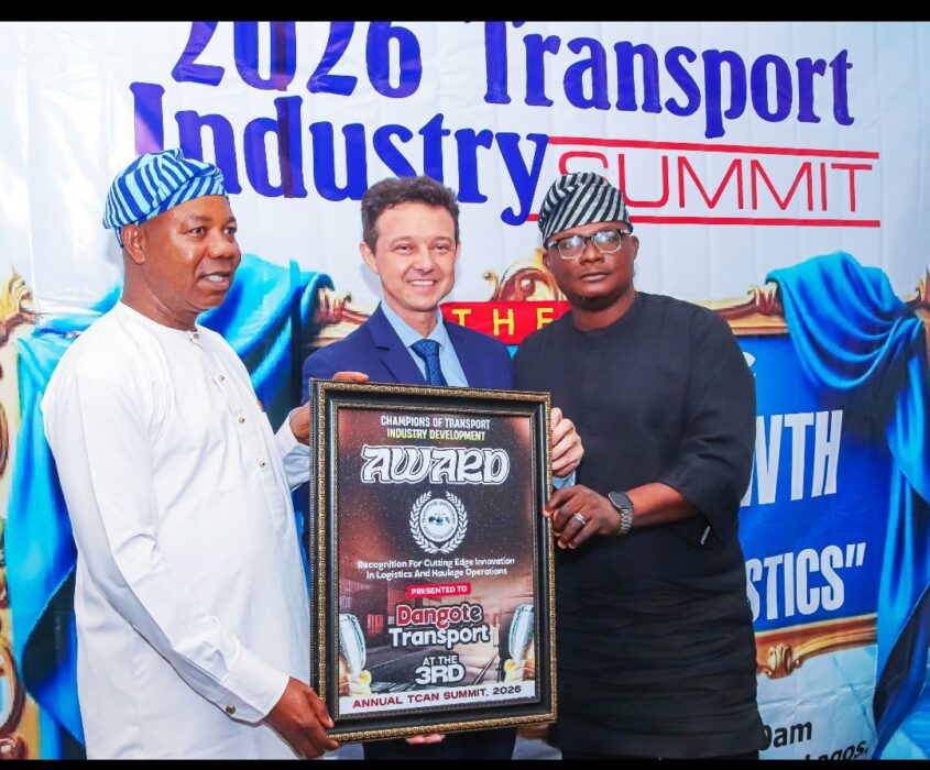 Dangote Cement Transport Wins Award For Championing Transport Industry Development
