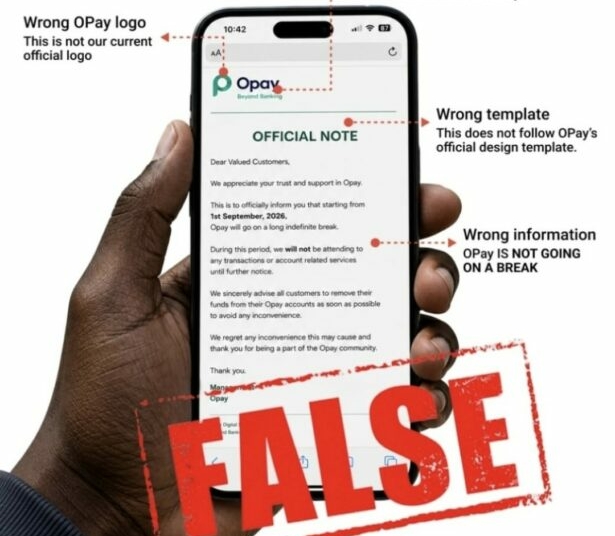 Fake Shutdown: OPay Engages DSS, Police To Track Culprits 1 Screenshot 20260902 122728