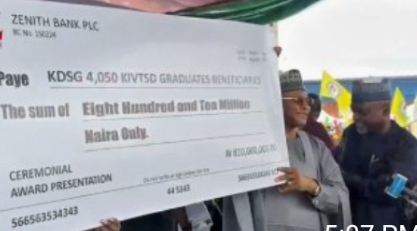 Kaduna Gives 4,050 Skills Graduates ₦200,000 Each To Start Businesses 1 Screenshot 20260904 191809 1