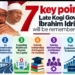 Ibrahim Idris: 7 Key Legacies Former Kogi Governor Will Be Remembered For