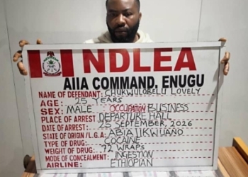 Newlywed Bound For Portugal Excretes 72 Cocaine Wraps At Enugu Airport