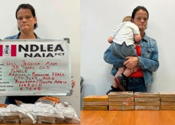 South African Woman Bags 40 Years For Importing 5.75kg Heroin Into Nigeria