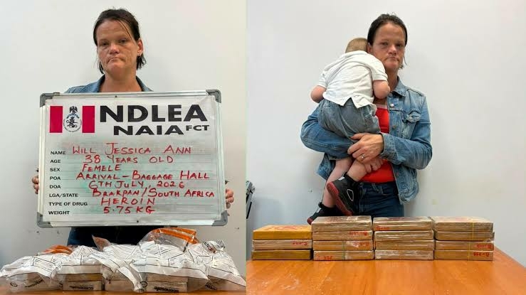 South African Woman Bags 40 Years For Importing 5.75kg Heroin Into Nigeria 1 South African Woman Bags 40 Years For Importing 5.75kg Heroin Into Nigeria