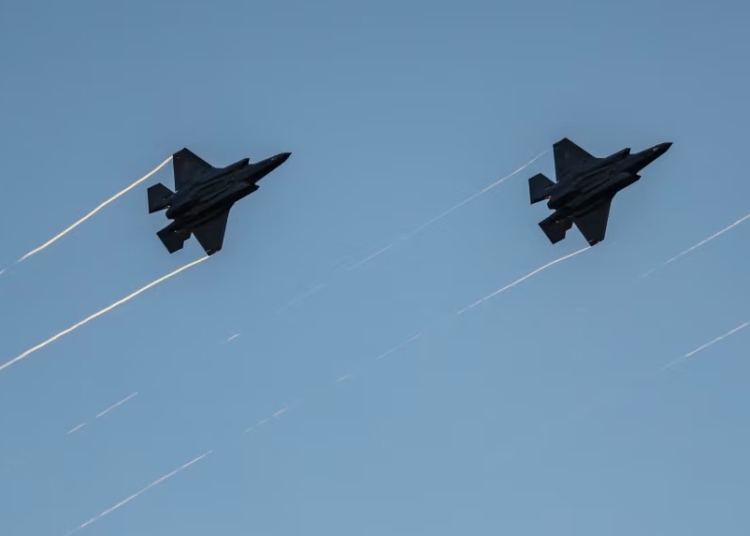 Australia Confirms F-35 Fighter Jet Parts Were Mistakenly Diverted To Hong Kong 1 F-35s fly in formation with their afterburners during a kick-off celebration for the "Great American State Fair" on the National Mall in Washington, DC, on June 24. Ken Cedeno/AFP/Getty Images