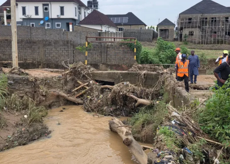 business elites africa fcta desilts airport road drains abuja floods