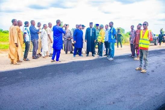 Yobe SSG inspects 72km Buni-Gari-Teteba Road Asphalt Overlay 1 images 2026 09 07T090010.215