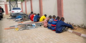 Civil Defence Parades 9 For Vandalising Tsafe School