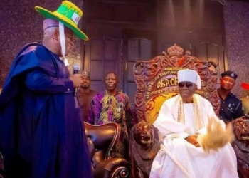 2027: Yari Visits Obas Of Benin, Lagos, Seeks Blessings For Tinubu